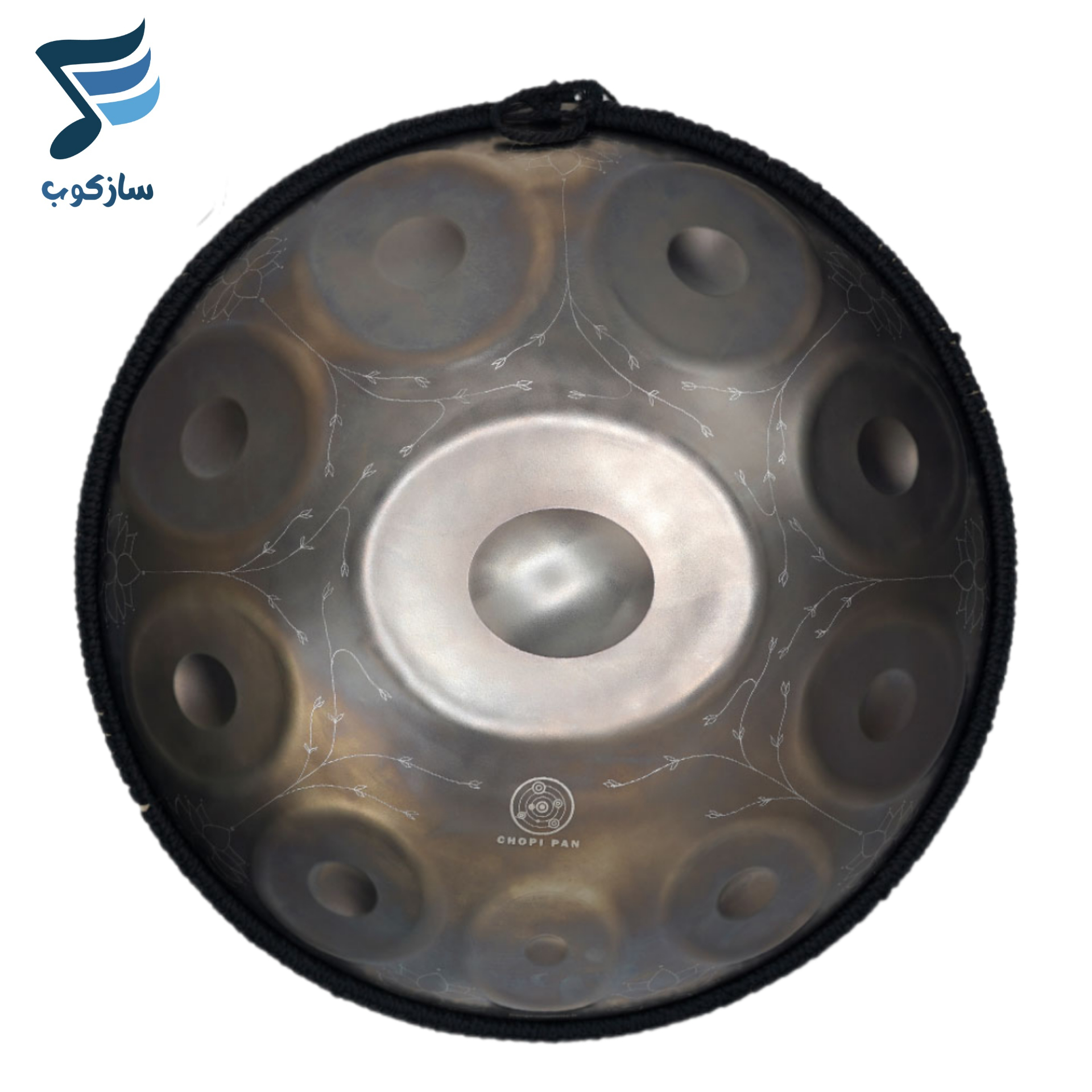 هنگ درام استیل 10 نت طرح دار چوپی پن Chopi Pan طرح 3