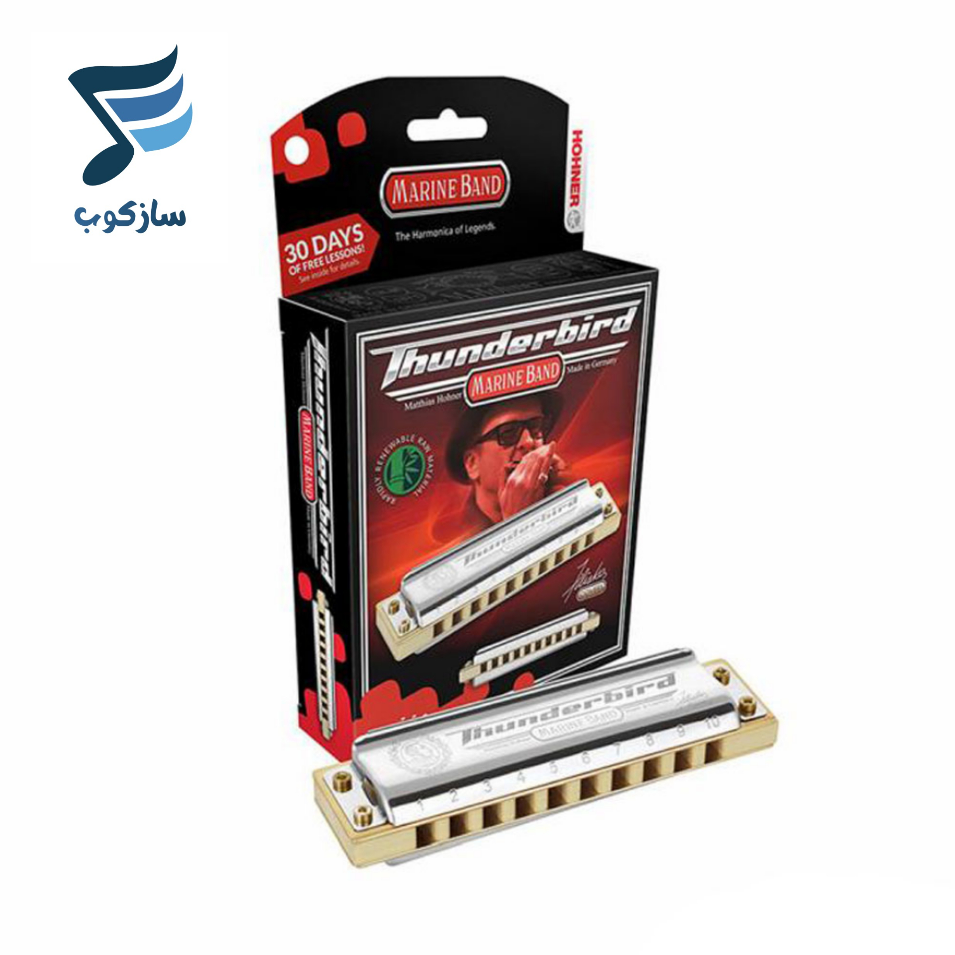 سازدهنی دیاتونیک هوهنر مدل Thunderbird کلید LBb