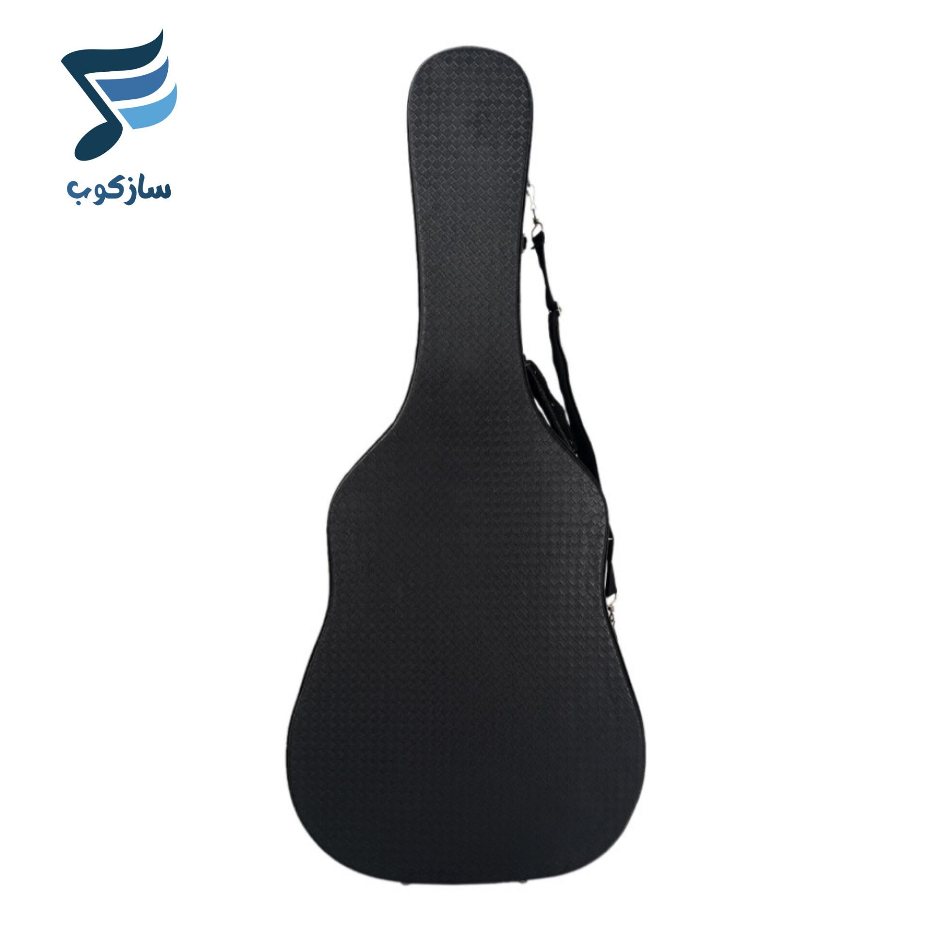 هاردکیس گیتار آکوستیک قفل دار طرح چرمی