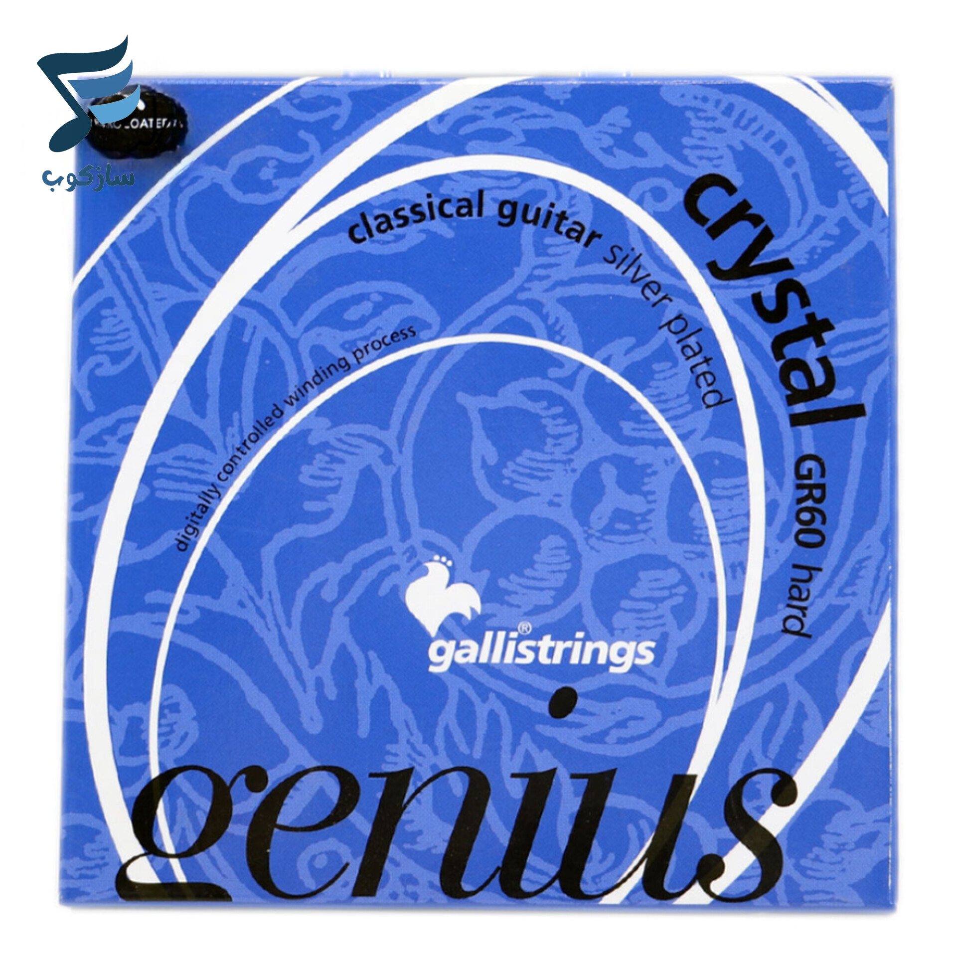سیم گیتار کلاسیک گالی مدل Crystal GR60